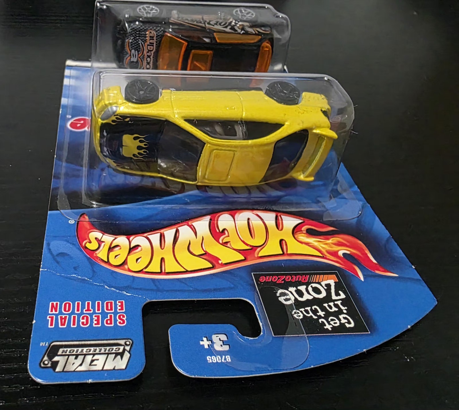 ☀️ 2002 Hot Wheels 2 Pack Autozone Honda Civic SI Yellow RaRe ☀️