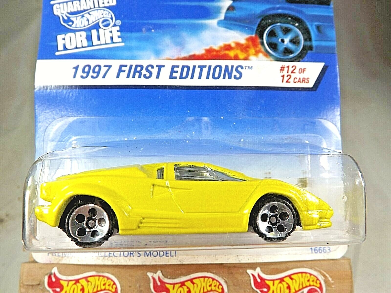 1997 Hot Wheels #510 First Editions 12/12 25th ANNIVERSARY LAMBORGHINI COUNTACH
