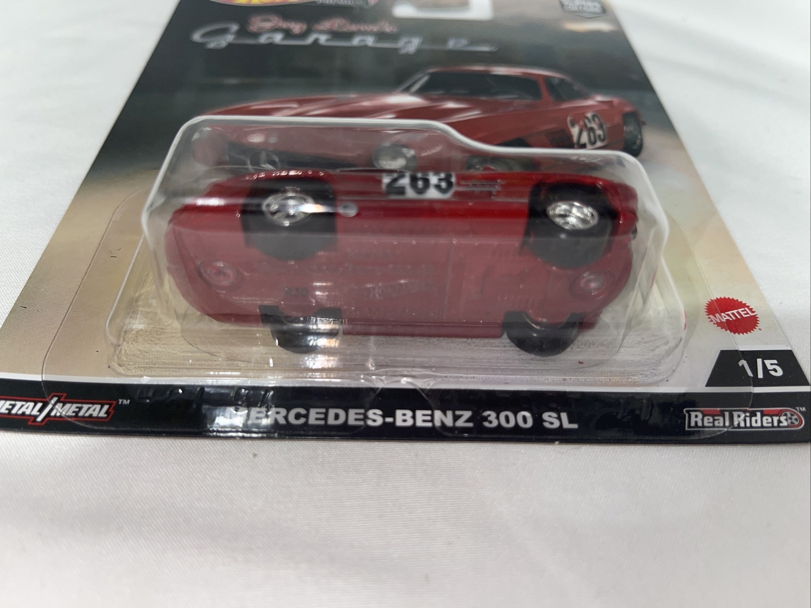 2022 Hot Wheels Premium Jay Leno’s Garage MERCEDES-BENZ 300 SL Metal Real Riders