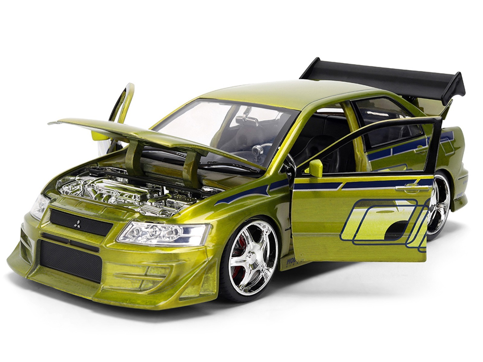 MITSUBISHI LANCER EVO VII COLOR BRUSH “FAST & FURIOUS 25 YEARS” 1/24 JADA 37874