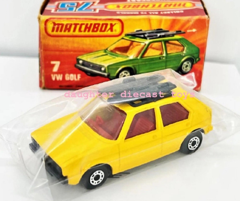 Vintage 1978 Matchbox Superfast No. 7 V.W. GOLF – MINT Condition!