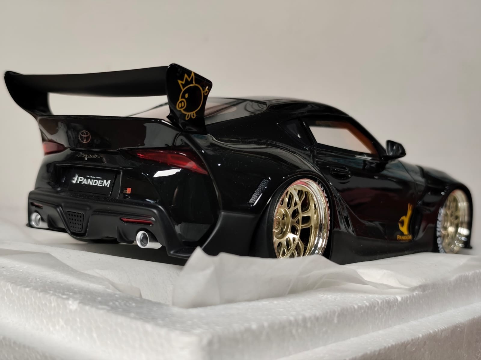 Top Speed Toyota Supra GR Pandem V1.0 1:18 Black Edition
