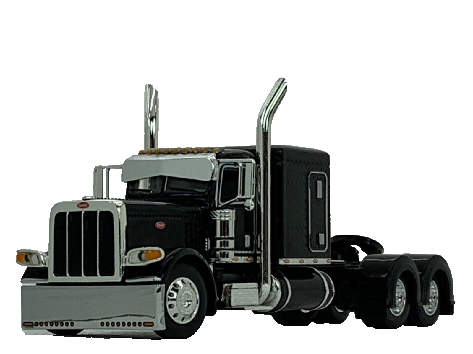 1/64 DCP BLACK PETERBILT 389 W/ 63″ FLAT TOP SLEEPER