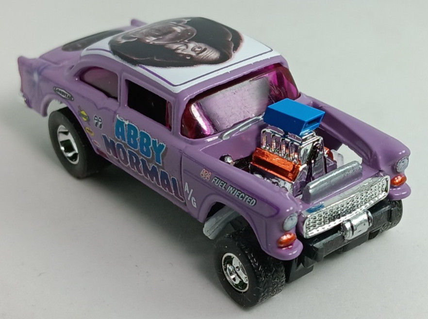 Custom, Hot Wheels ’55 CHEVY BEL AIR GASSER, “ABBY NORMAL”