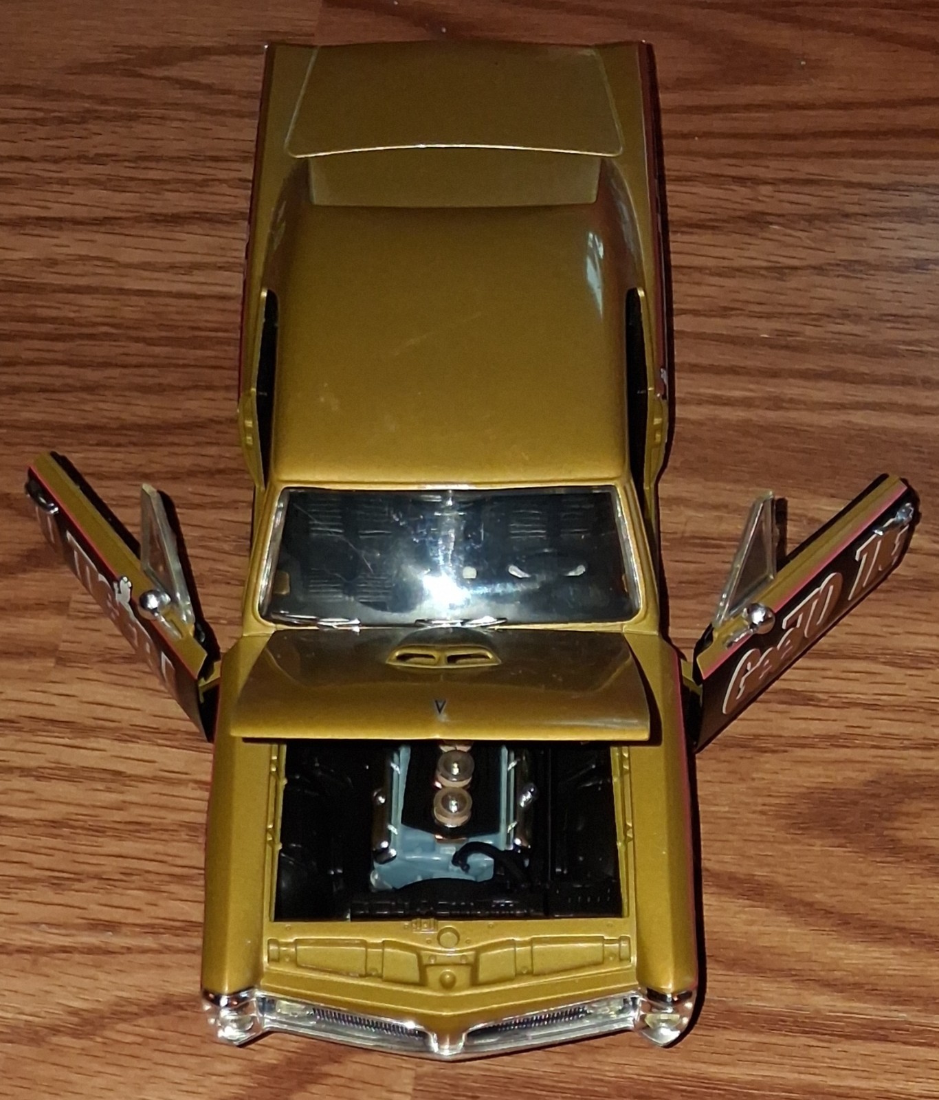 1:18 Scale 1966 Pontiac GTO GeeTo Etrl Black Strip
