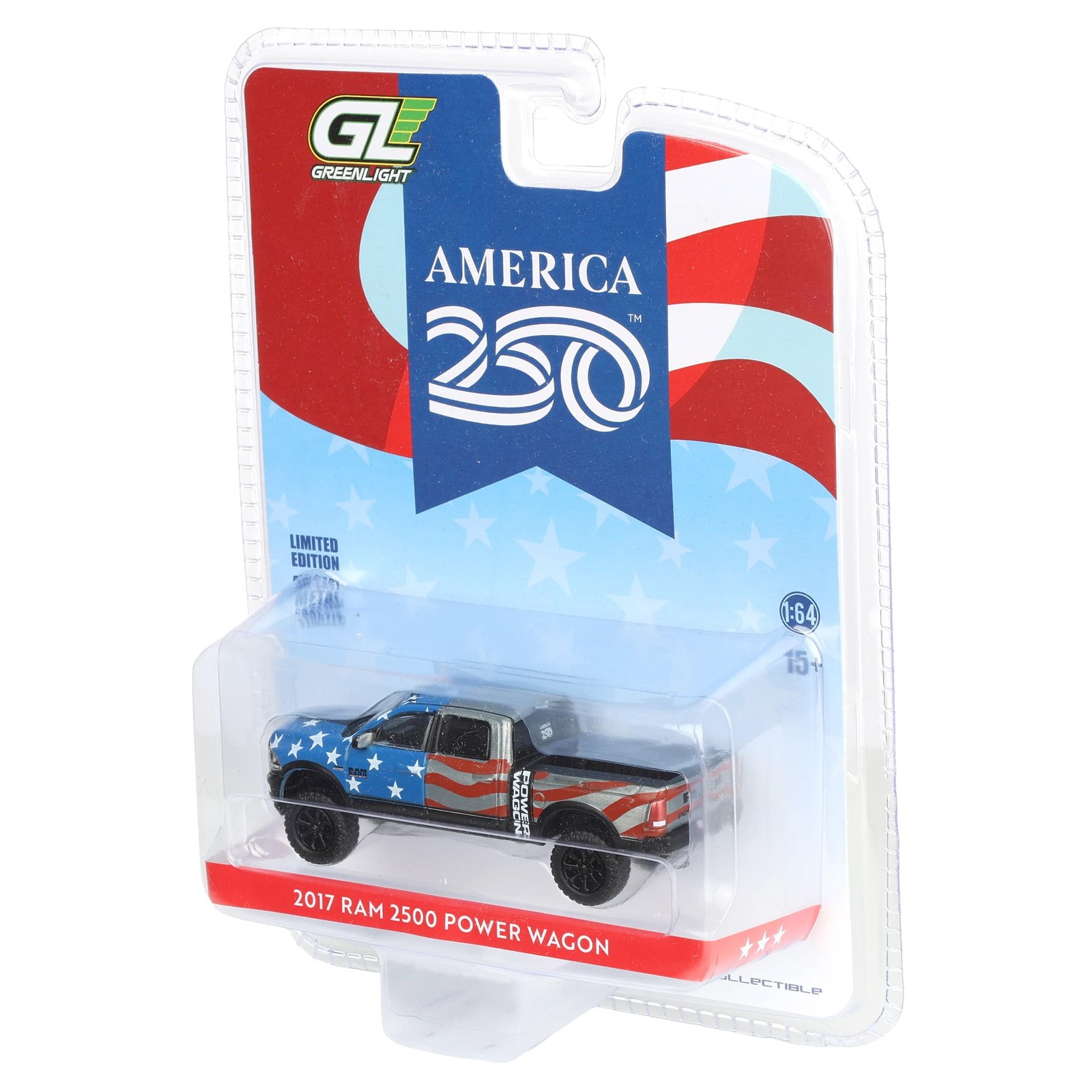 Raw Chase – 1/64 2017 Ram 2500 Power Wagon USA 250, 28180-B