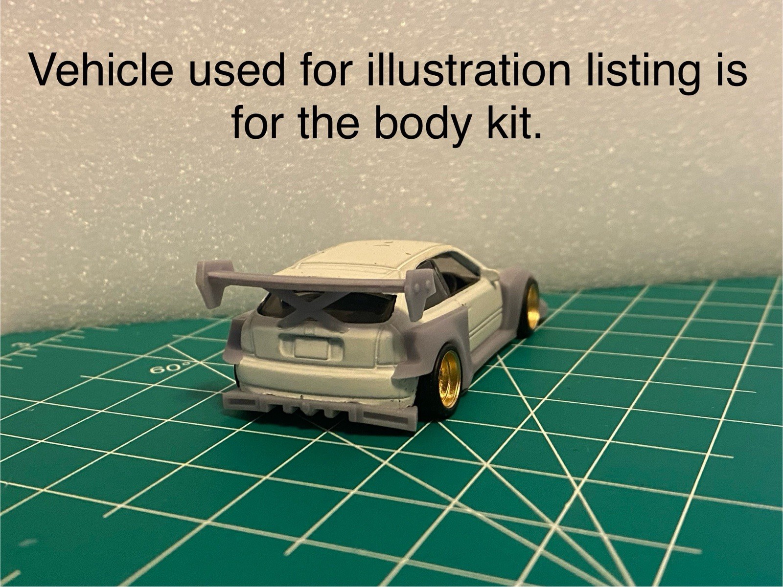1/64 Scale Wide Body Kit For Hotwheels Honda Civic EK9 Diecast Custom Resin