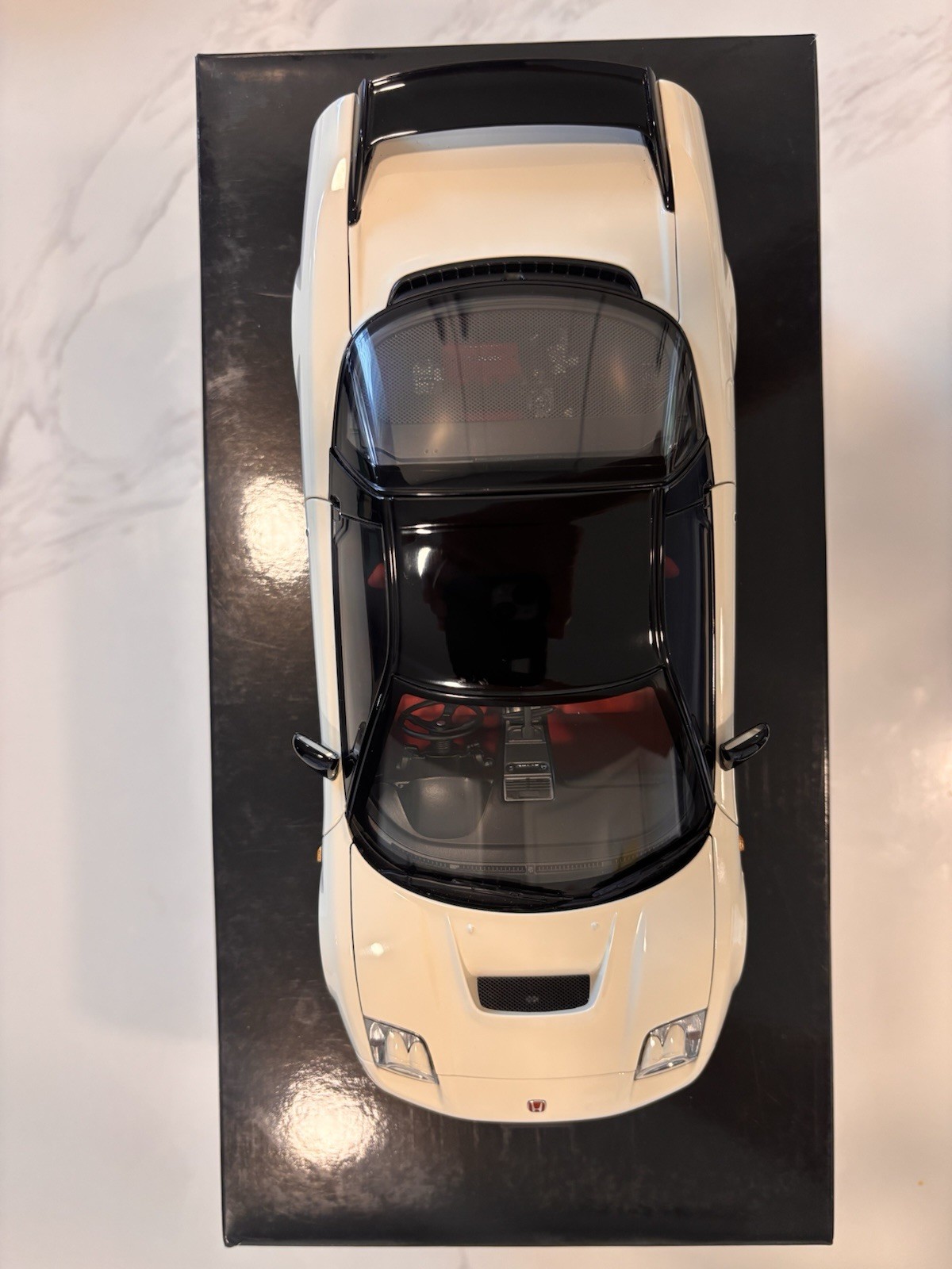 AUTOart Honda NSX-R NA2 1/18 Scale Diecast Model Car – Championship White
