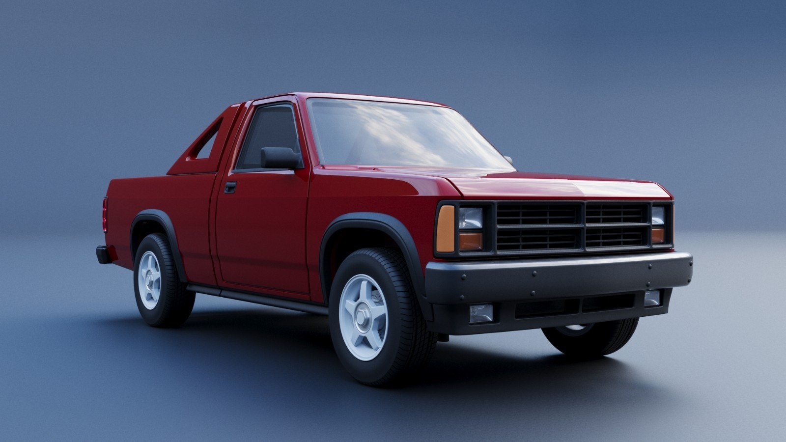 3d printed Dodge Dakota Shelby 1989 model car collectible replica