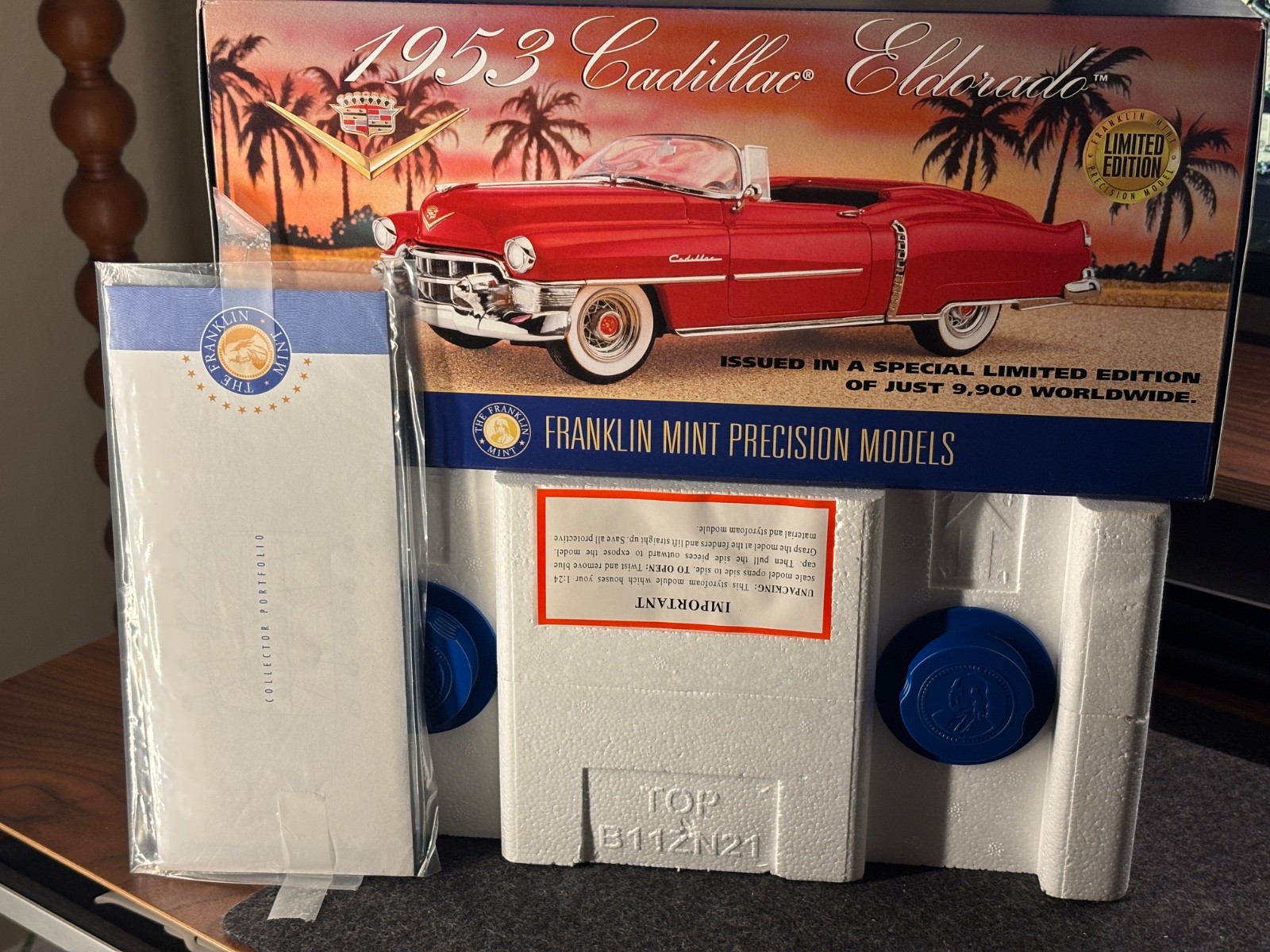 1953 Cadillac Eldorado Convertible, Ltd Ed., Red, NIB w/ Original box, & Title