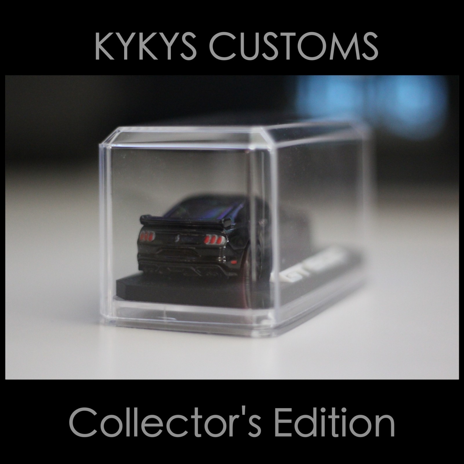KYKYS Customs – Hot Wheels 2020 Ford Shelby GT500 in Gloss Black