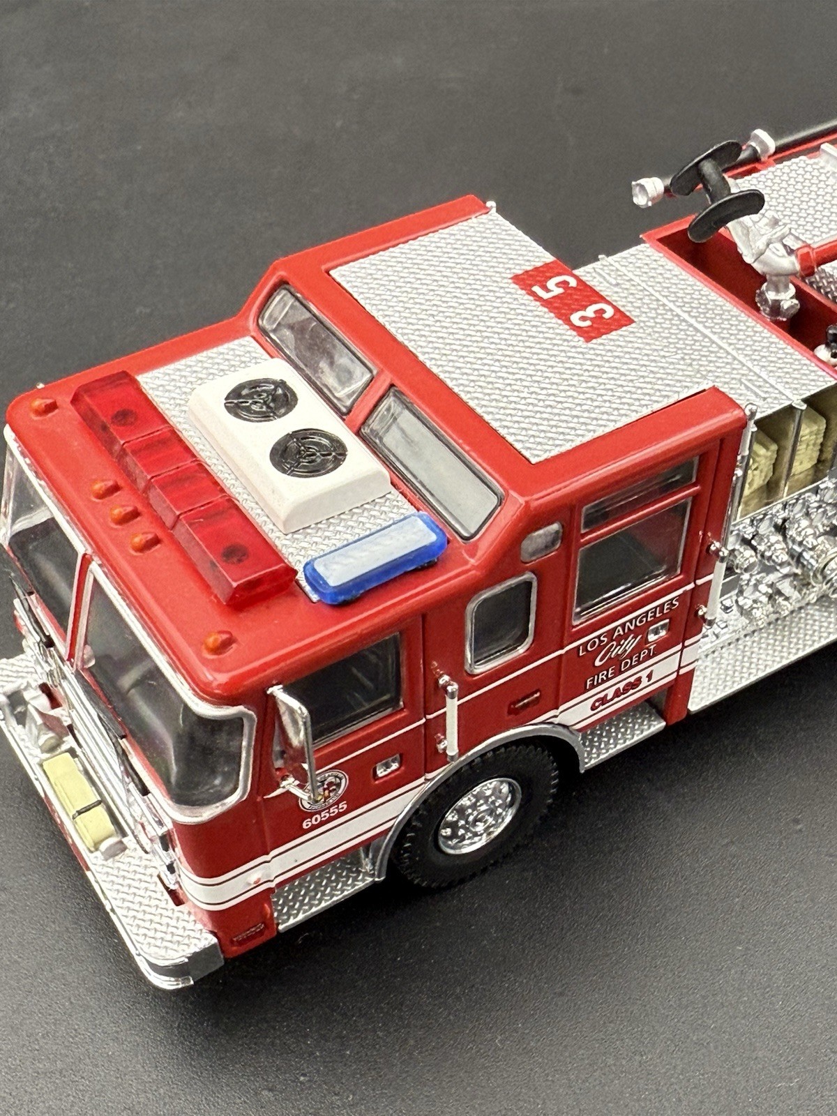 2 Pack 1/64 Mini Whelen Edge Blue Lightbar Police Fire Truck Sheriff EMS