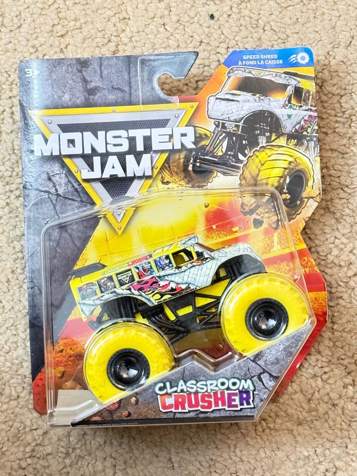 SPIN MASTER MONSTER JAM SERIES 46 CLASSROOM CRUSHER NEW 🔥🔥FREE SHIPPING🔥🔥