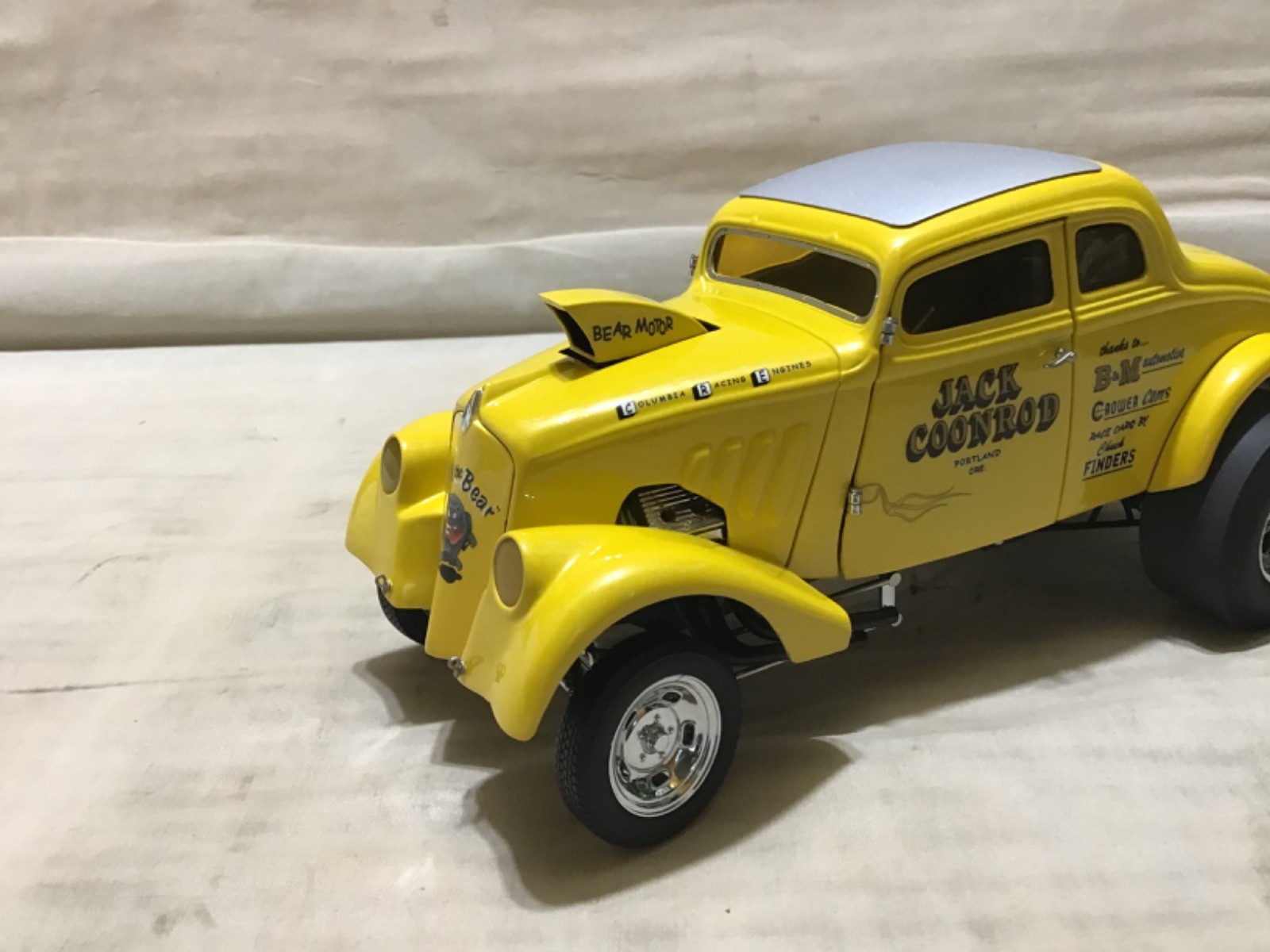COONROD JACK THE BEAR 1933 WILLYS GASSER 1/18 PRECISION MINIATURES NHRA PRM08