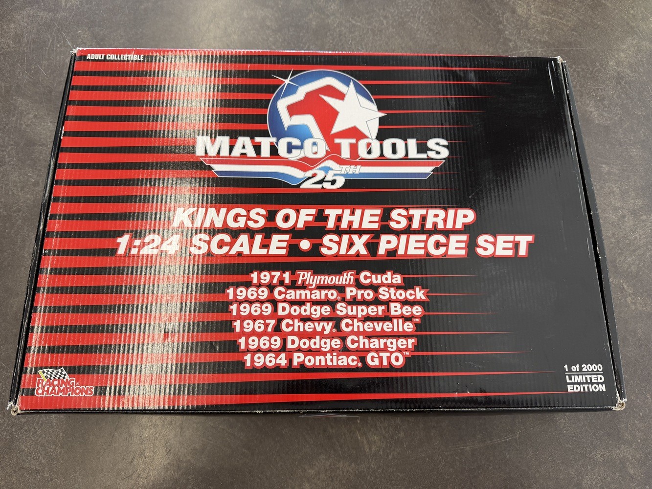 Matco Tools Adult Collectible Cars King of the Strip 1:24 Scale Six PC Set