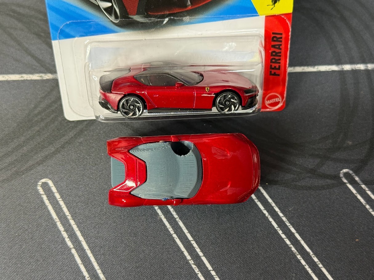 2026 Hot Wheels Prototype Nest-Ferrari 12cilindri Red VVHTF Nesting Cradle Nest