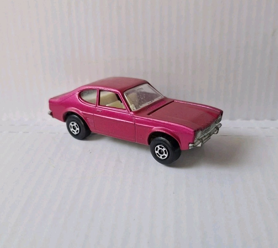 Matchbox Lesney Superfast MB54 Pink Magenta Ford Capri – 1970’s 1/64 Diecast