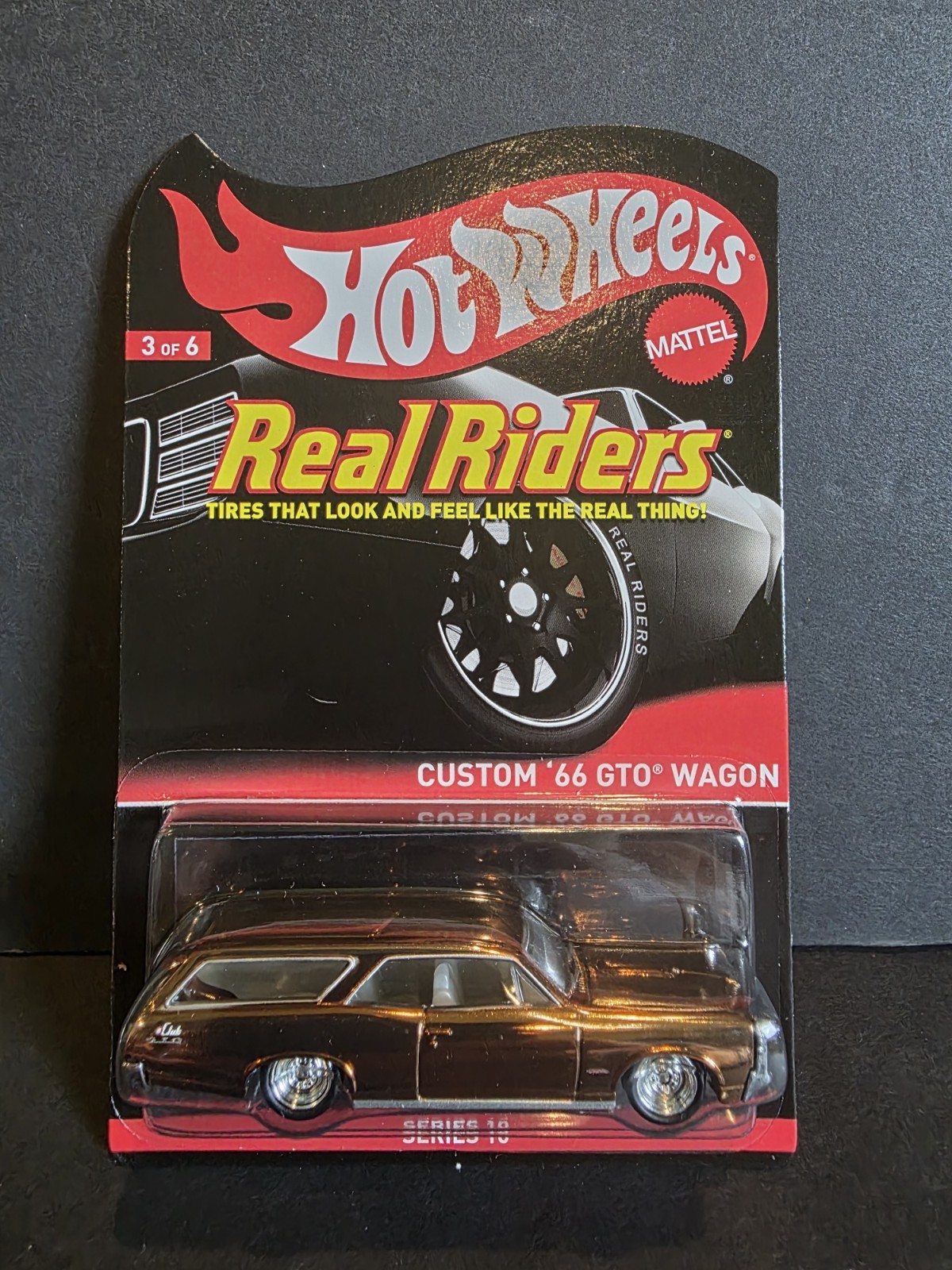 Hot Wheels 2011 RLC Exclusive Real Riders Custom 66 GTO Wagon Copper #2536/4000