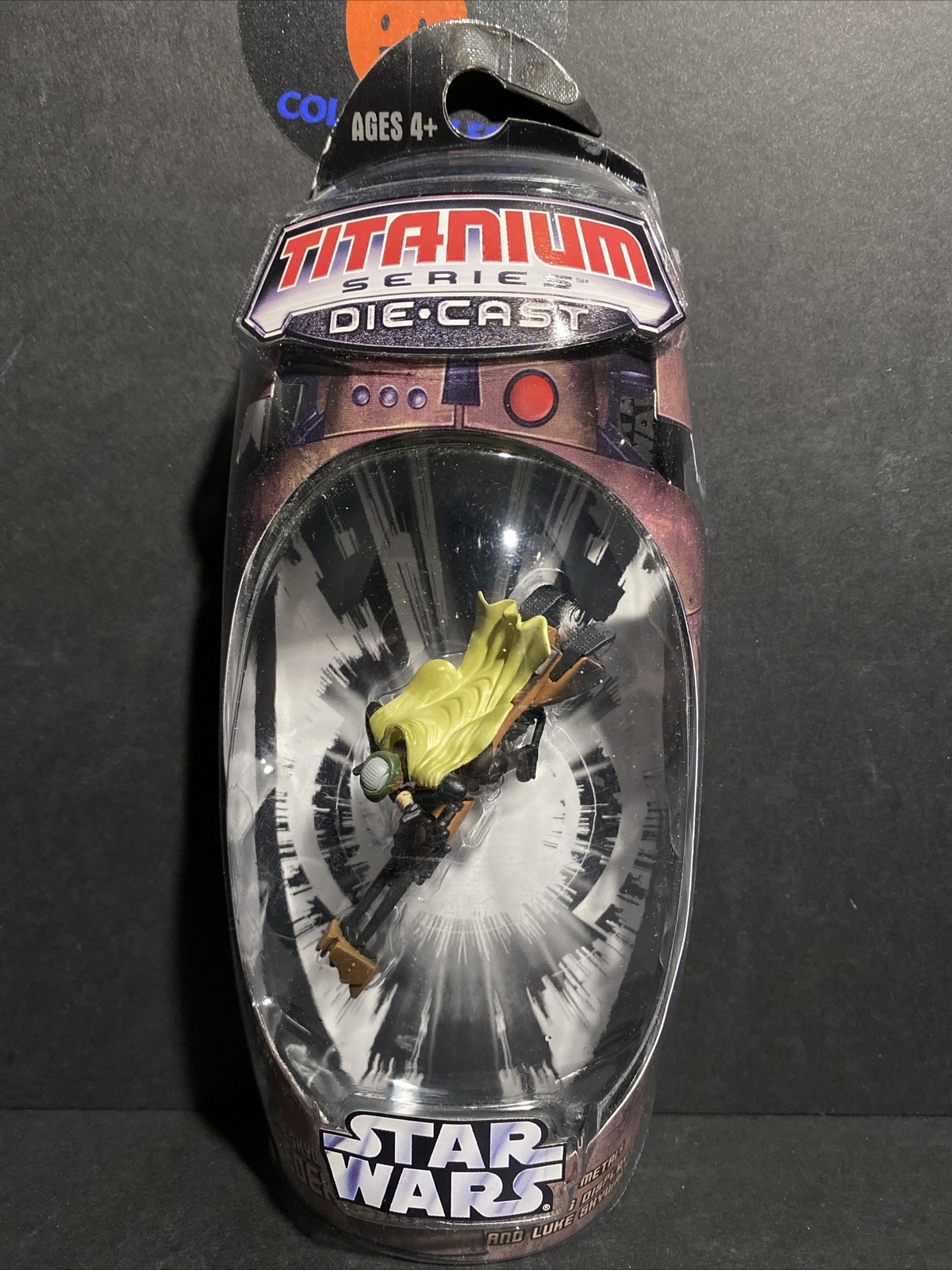 Star Wars Titanium Series (2006) Luke Skywalker’s Speeder Bike Die-Cast Toy Vehi