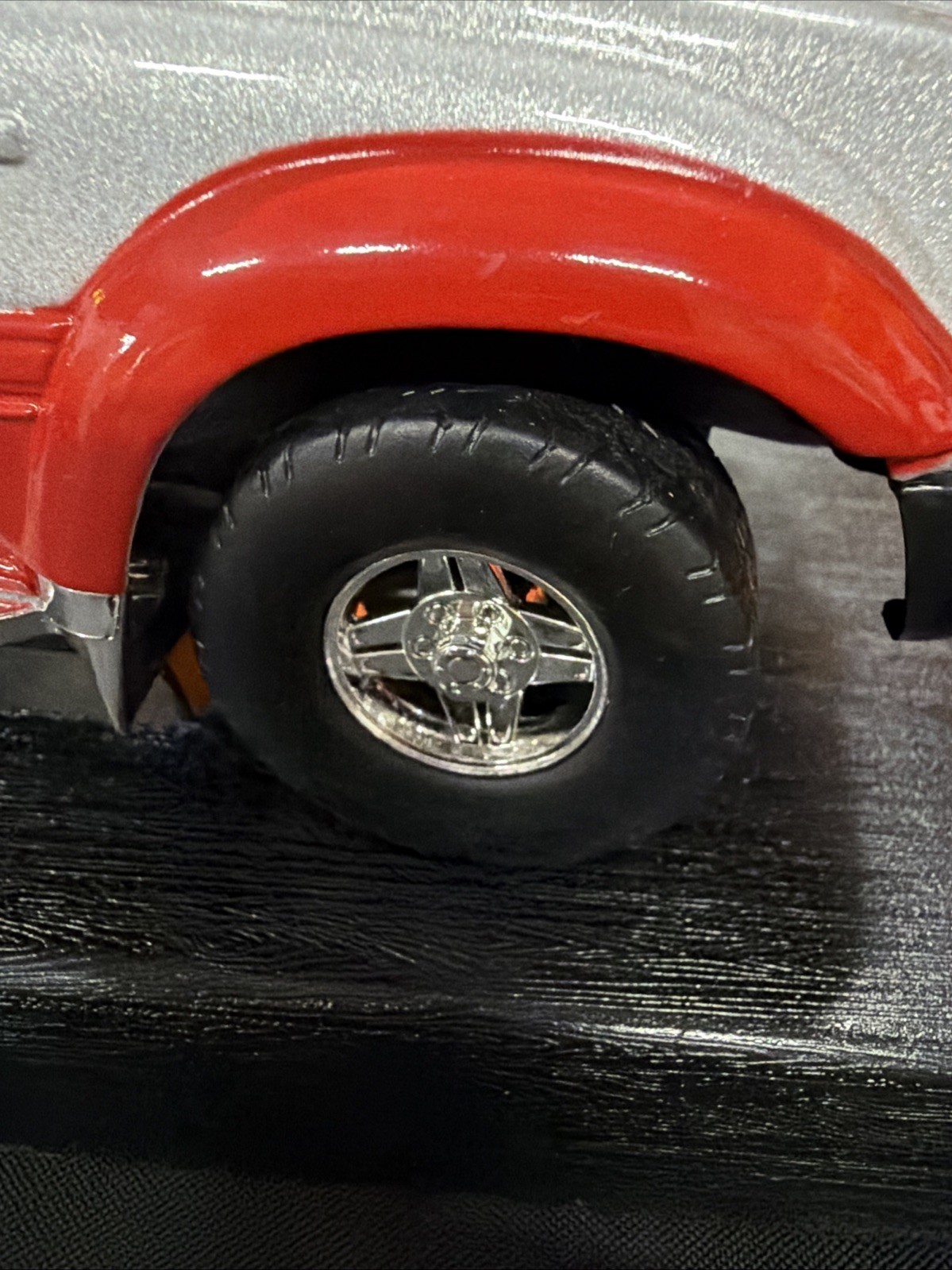 Road Tough 1992 Toyota Land Cruiser 1:18 Die-cast Metal Silver 4×4 No Box-J1/446