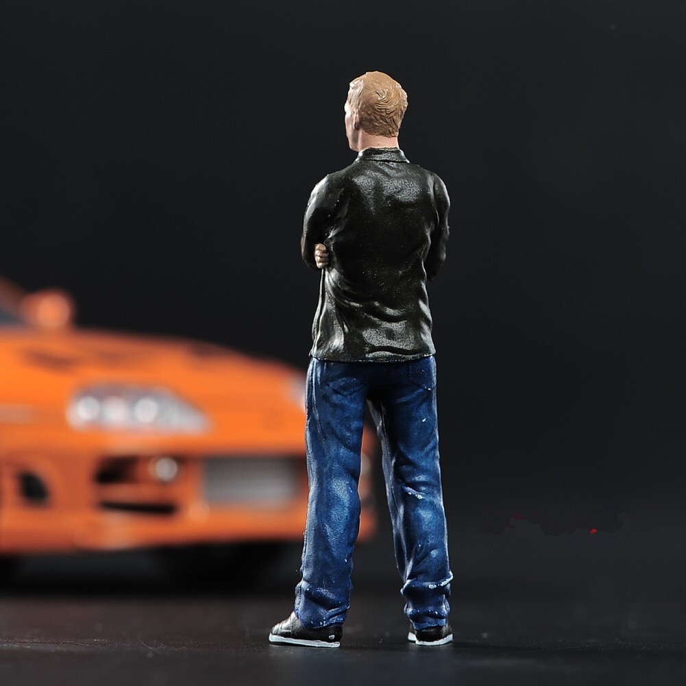 1/64 Minatures Figures Paul Walke Scene Props Doll For Cars Vehicles Props Model