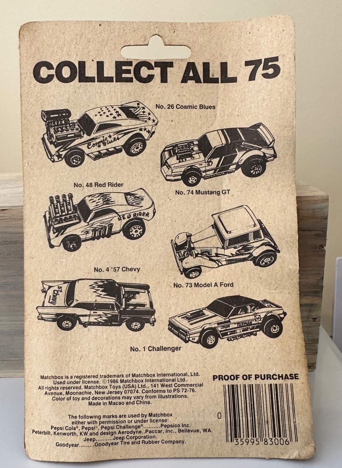 Matchbox Automotive Superstars Halley’s Comet Car 1986 In Package