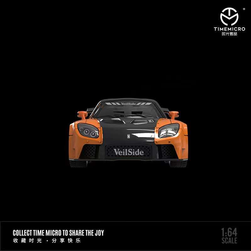 TIME MICRO 1:64 RX-7 Veilside Fast & Furious Orange Diecast Model Car