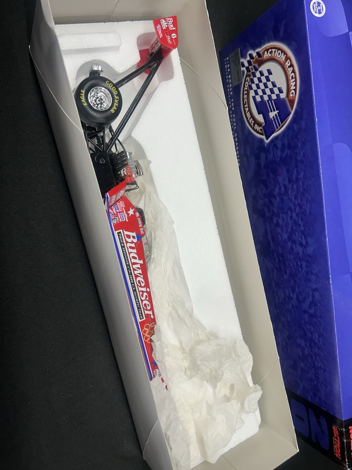 Kenny Bernstein Budweiser US Olympic Team NHRA Top Fuel Dragster 1/24 Diecast