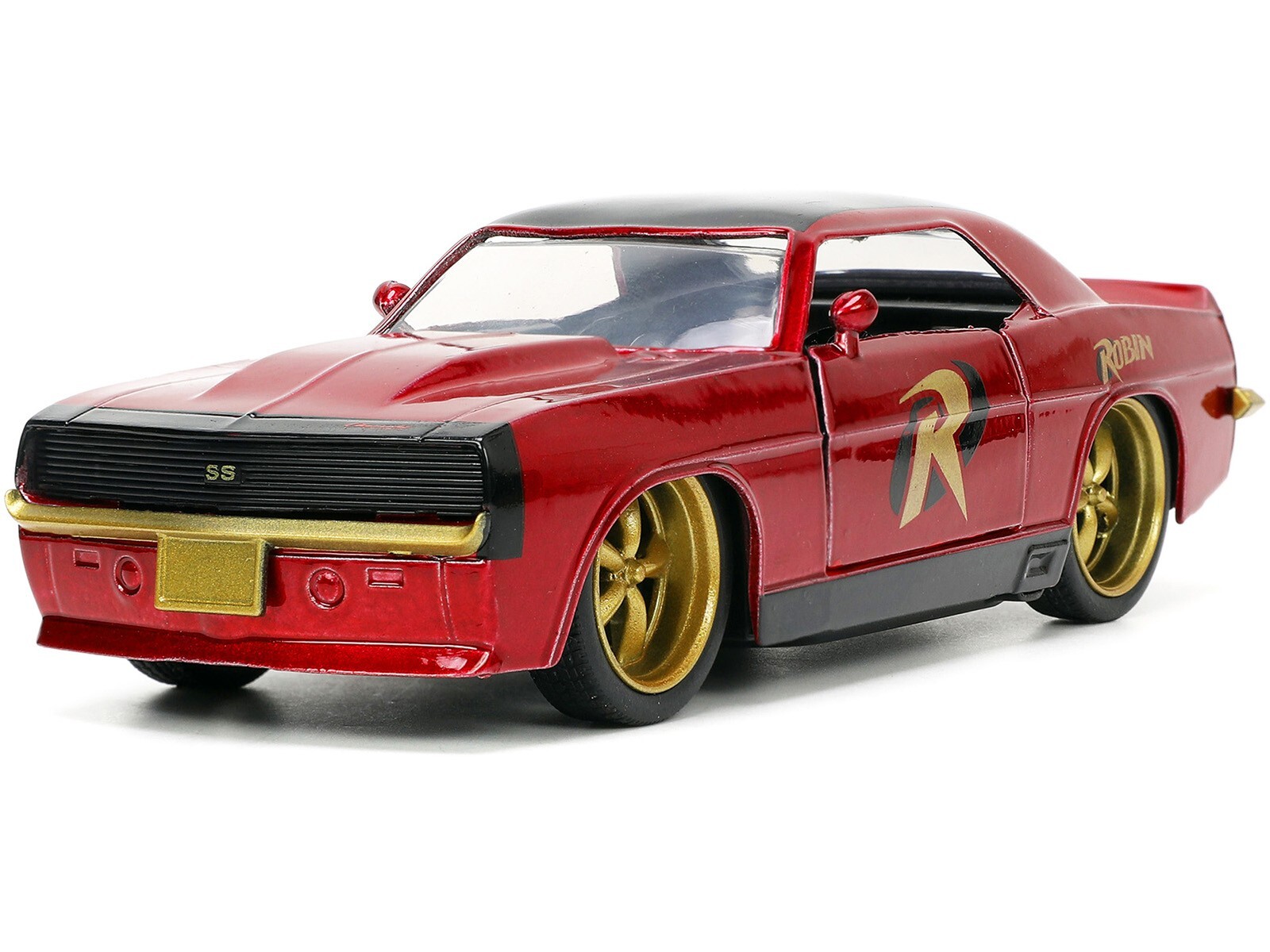 1969 CHEVROLET CAMARO DARK RED & ROBIN FIGURE “BATMAN” 1/32 DIECAST JADA 33088