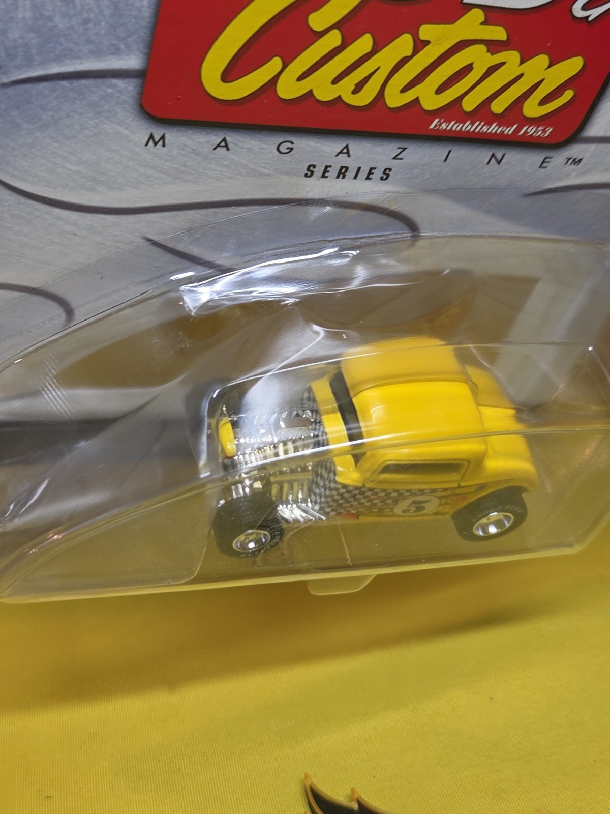 2002 100% Hot Wheels Rod & Custom Series 32 FORD Yellow & Gift 🔥48