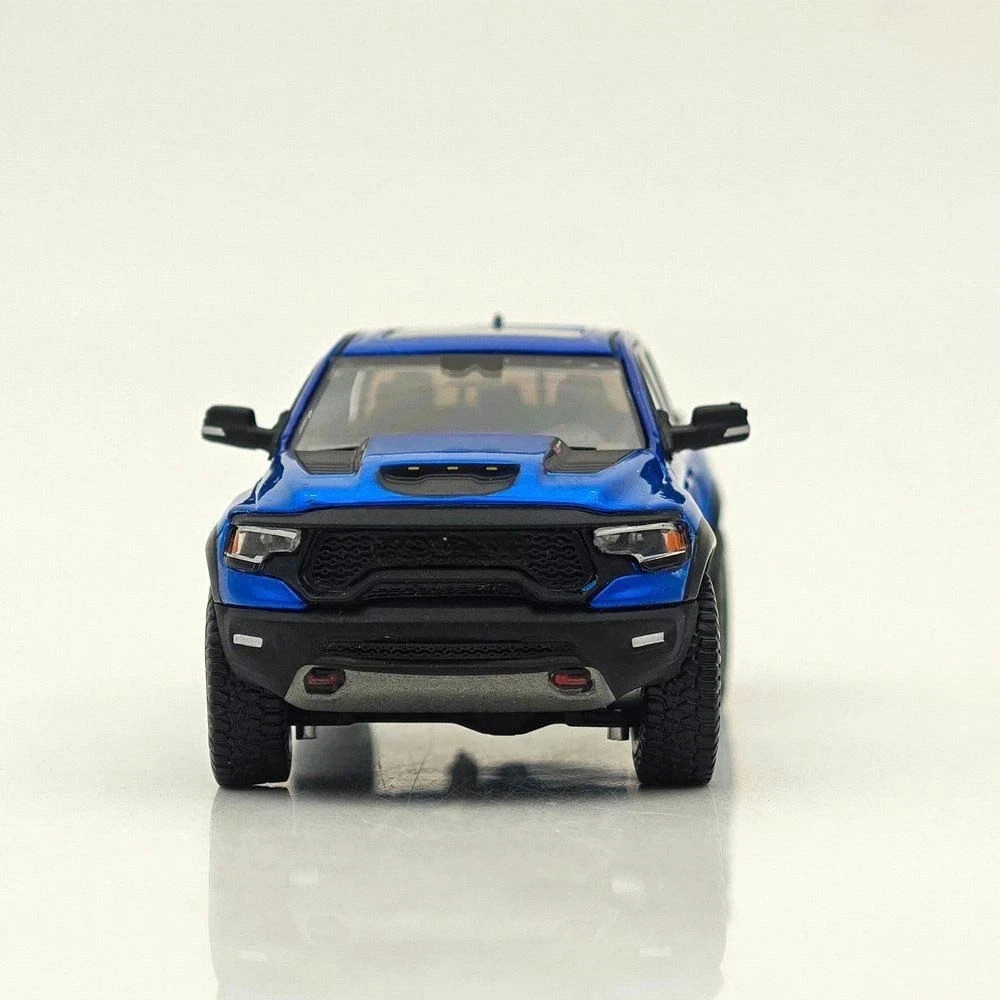 DODGE 1500 RAM TRX PICKUP TRUCK BLUE 1/64 DIECAST CAR BY SHADOW PRO SP