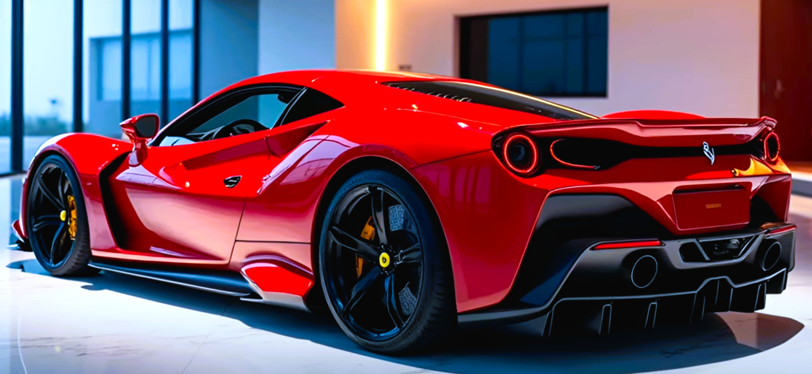 Ferrari Race Car1 18Racing Racer24Le Mans Custom Built2025CONCEPT12F80Model RED