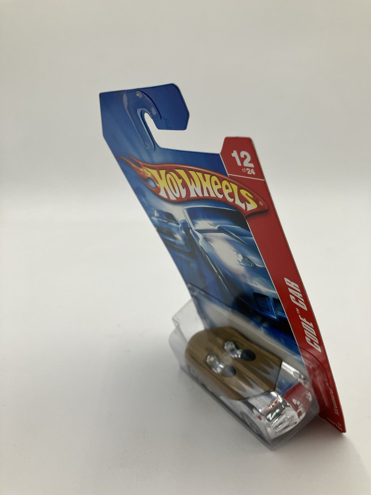 Hot Wheels Xtreemster Code Car Series 12/24 Metallic Gold Chrome Vintage 2007
