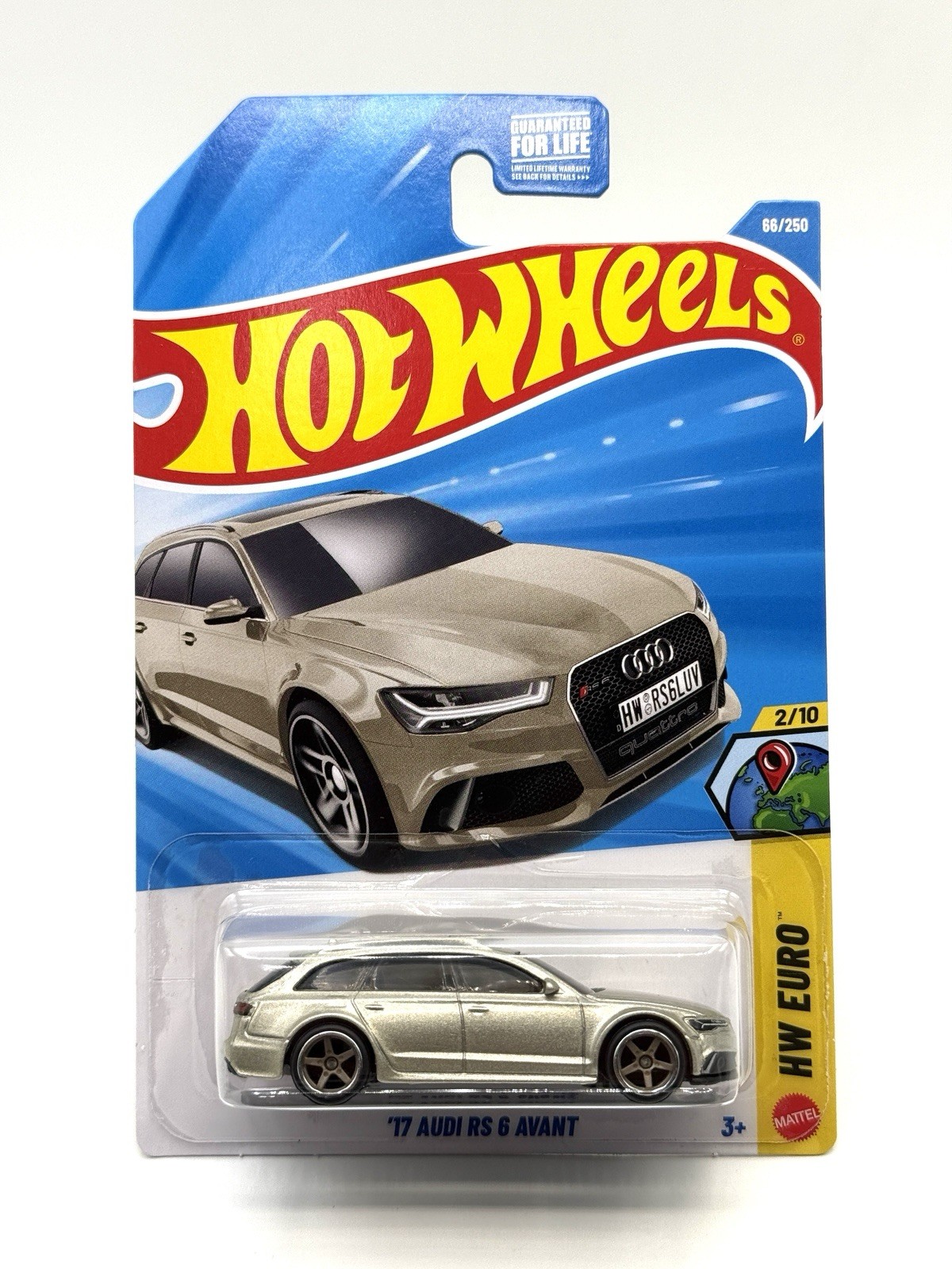 2026 Hot Wheels ‘17 Audi RS 6 Avant (#66) SUPER CUSTOM WHEEL SWAP by AEB