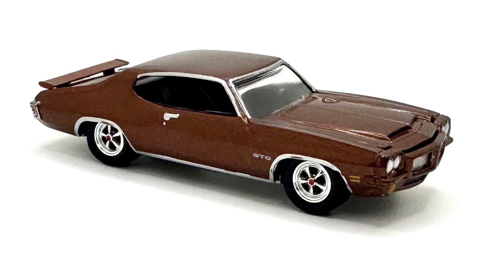 1971 Pontiac GTO 400 V8 – Castilian Bronze Poly – 1/64 “S” Scale – 2nd Gen.