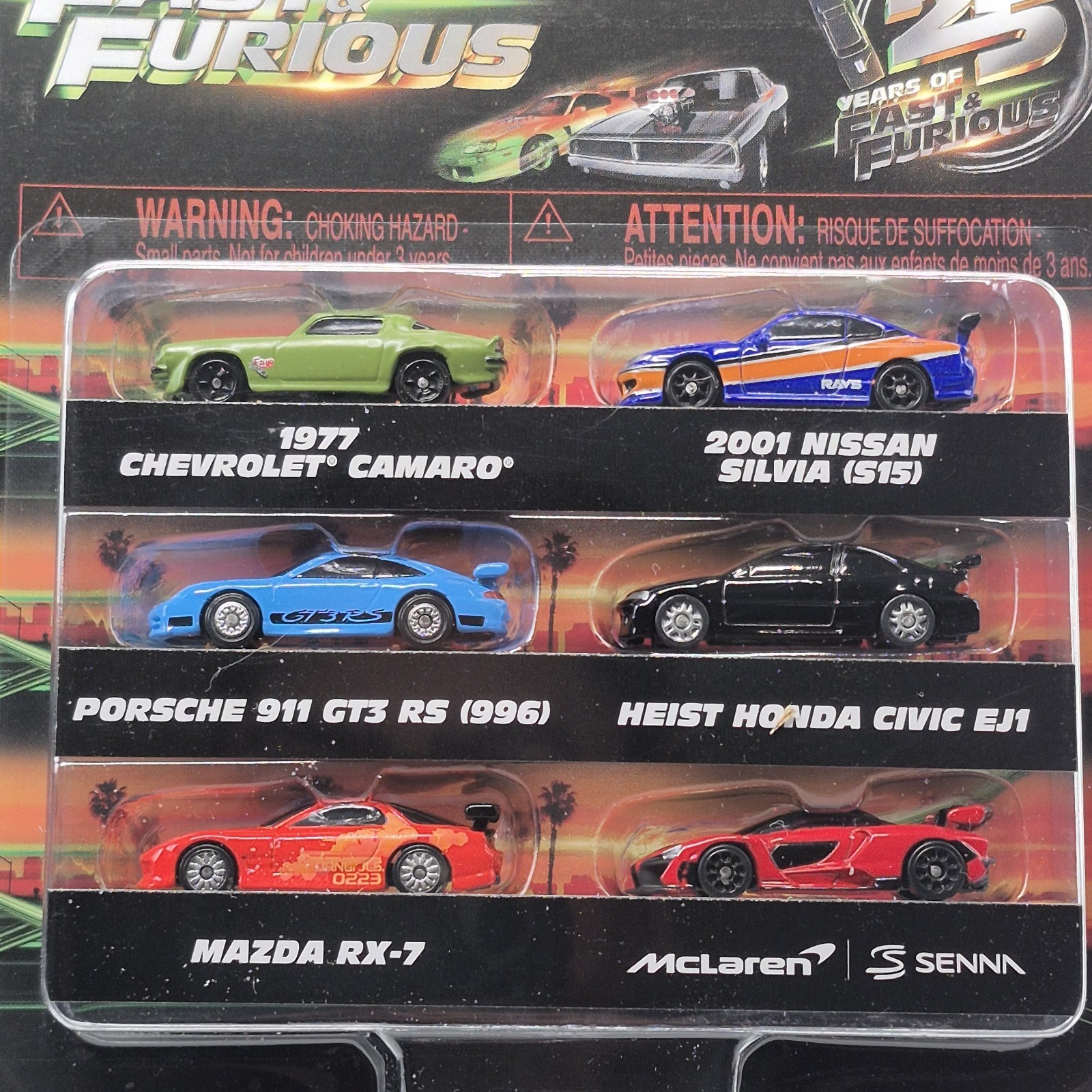 Jada Toys Nano Hollywood Rides FAST & FURIOUS Nano (12) Cars Collector Series