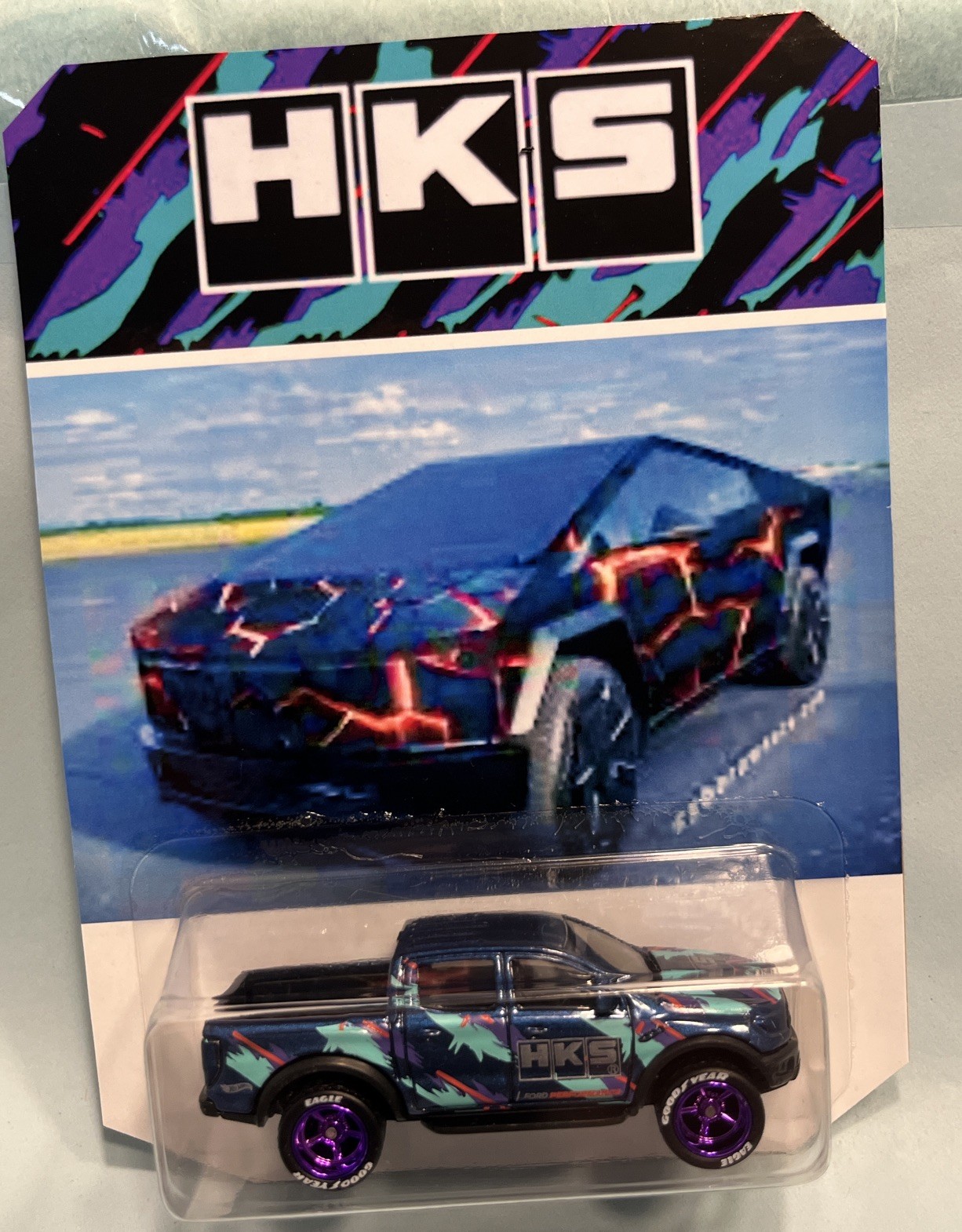 “Custom Made” Hot wheels HKS ‘19 Ford Ranger raptor HKS real riders Added!