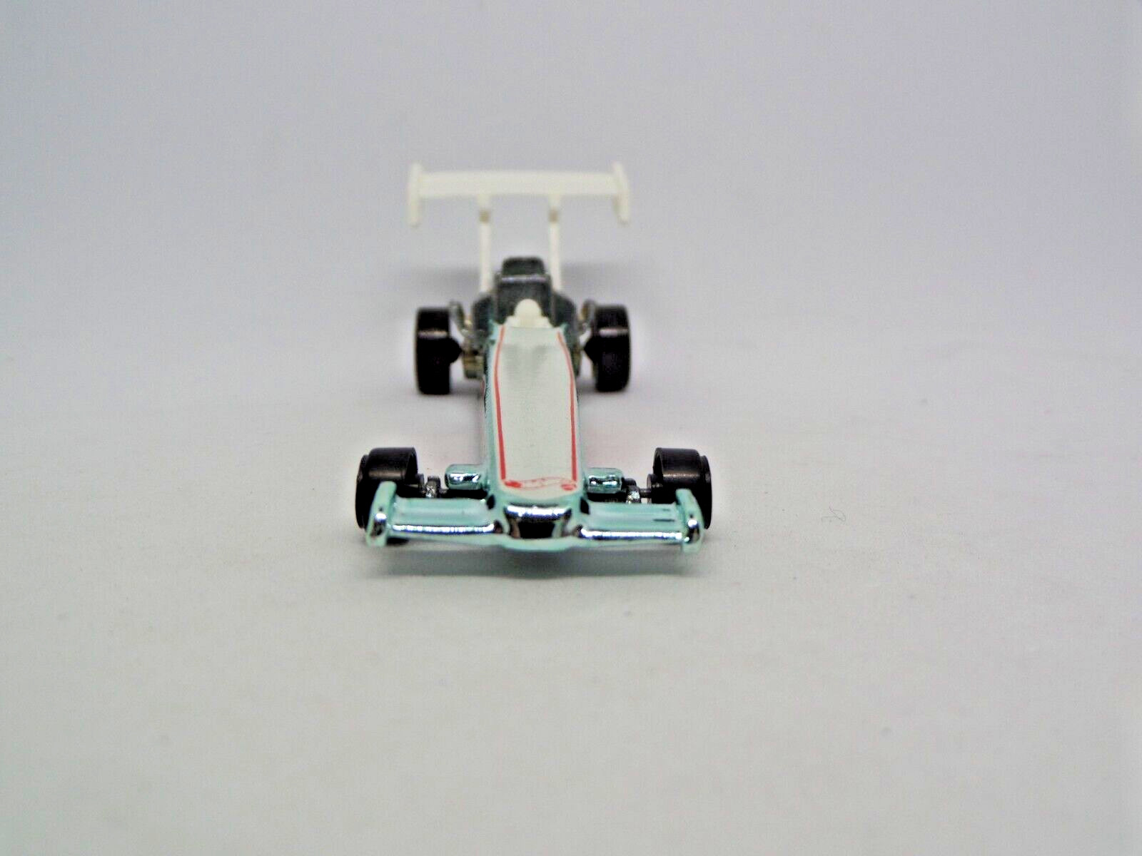 Hot Wheels Top Fuel Dragster Drag Car 1 T/F Blue Chrome Race Car 92′ Wood LOOSE