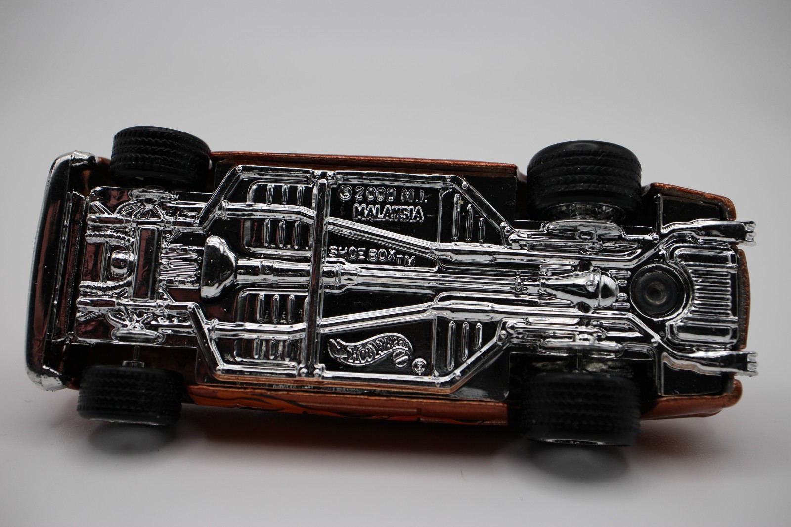 Hot Wheels 2003 Shoe Box Custom Classics Copper Burnt Orange Real Riders