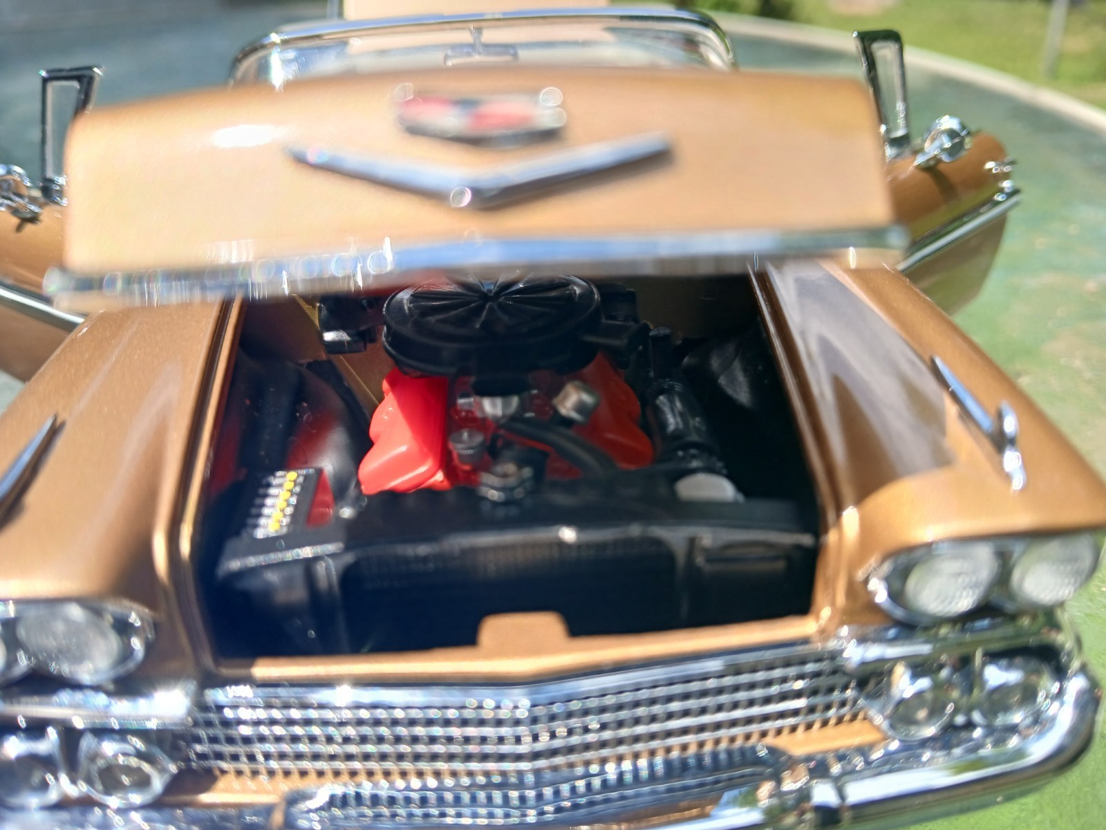 1:24 Danbury Mint 1959 Chevy Impala Anniversary Gold Metallic Near mint w/box
