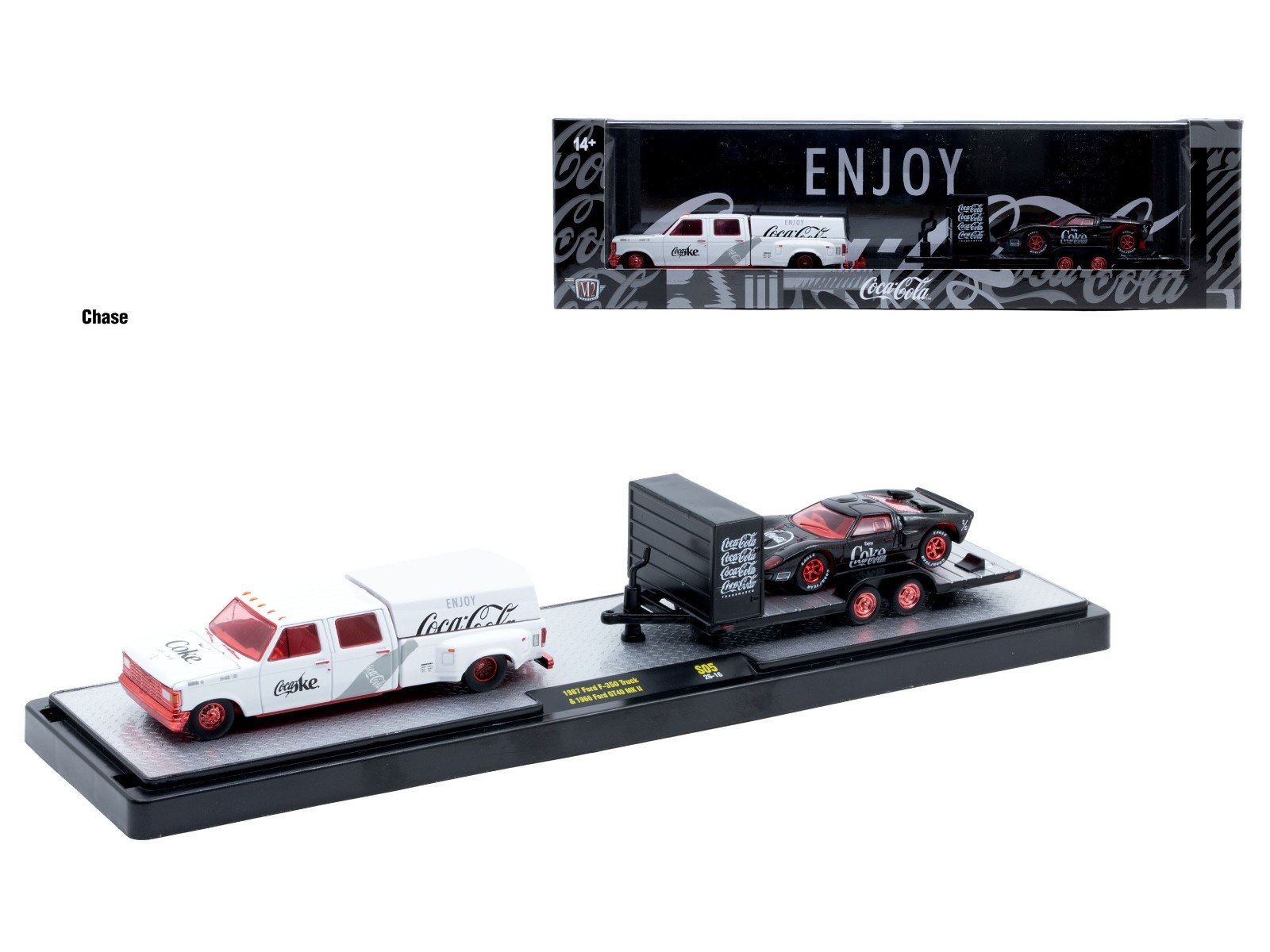 AUTO HAULERS “COCA-COLA” RELEASE S05, 3 PC SET 1/64 DIECAST MODELS M2 56000-S05