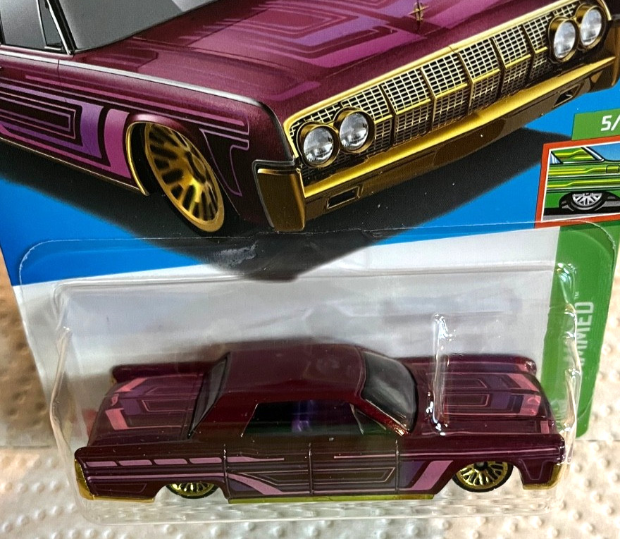 Hot Wheels ’64 Lincoln Continental Lot of 4: NEW H release/$ General Exclusive