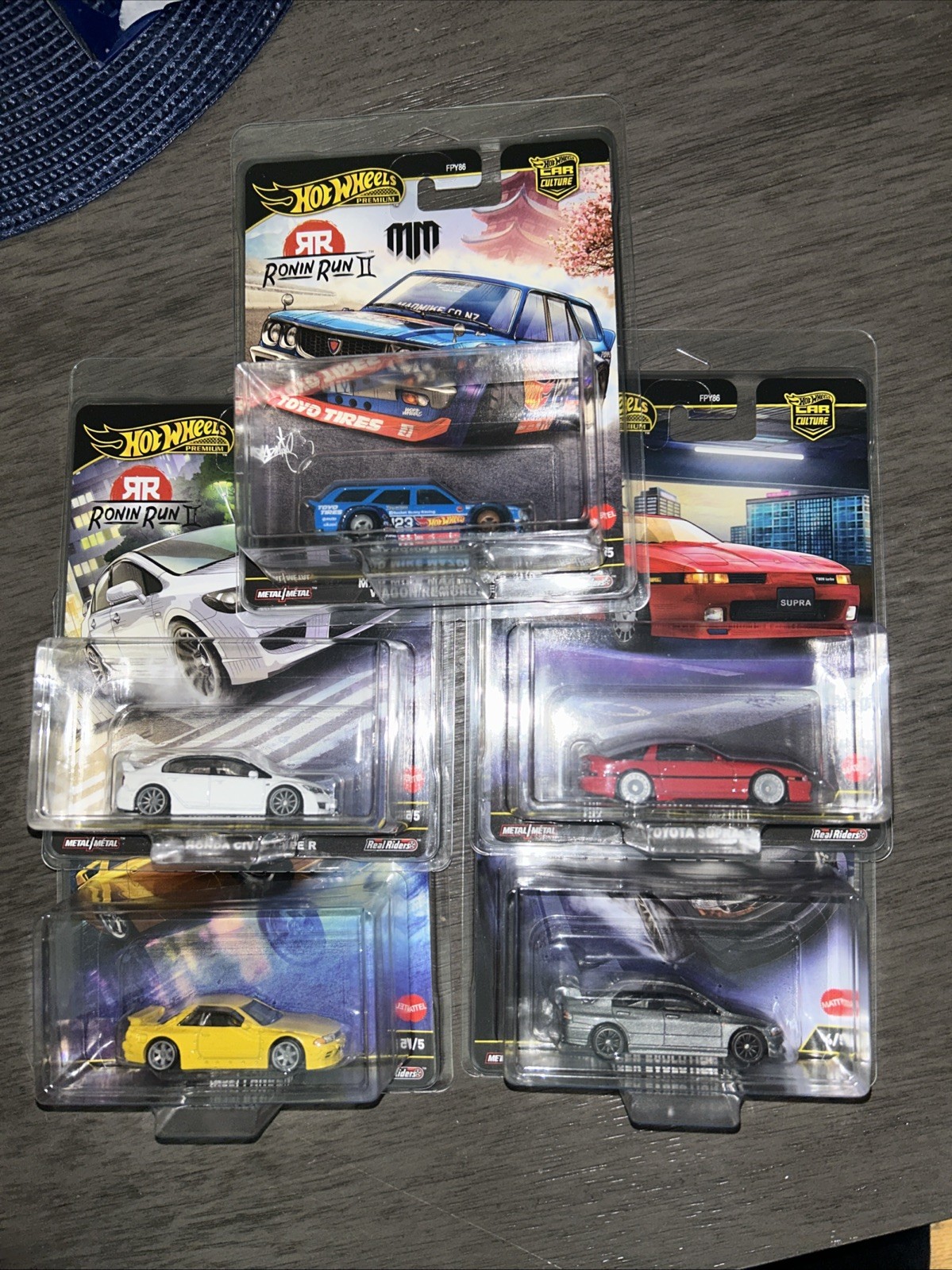 Hot Wheels 2025 Ronin Run II Car Culture Set Of 5
