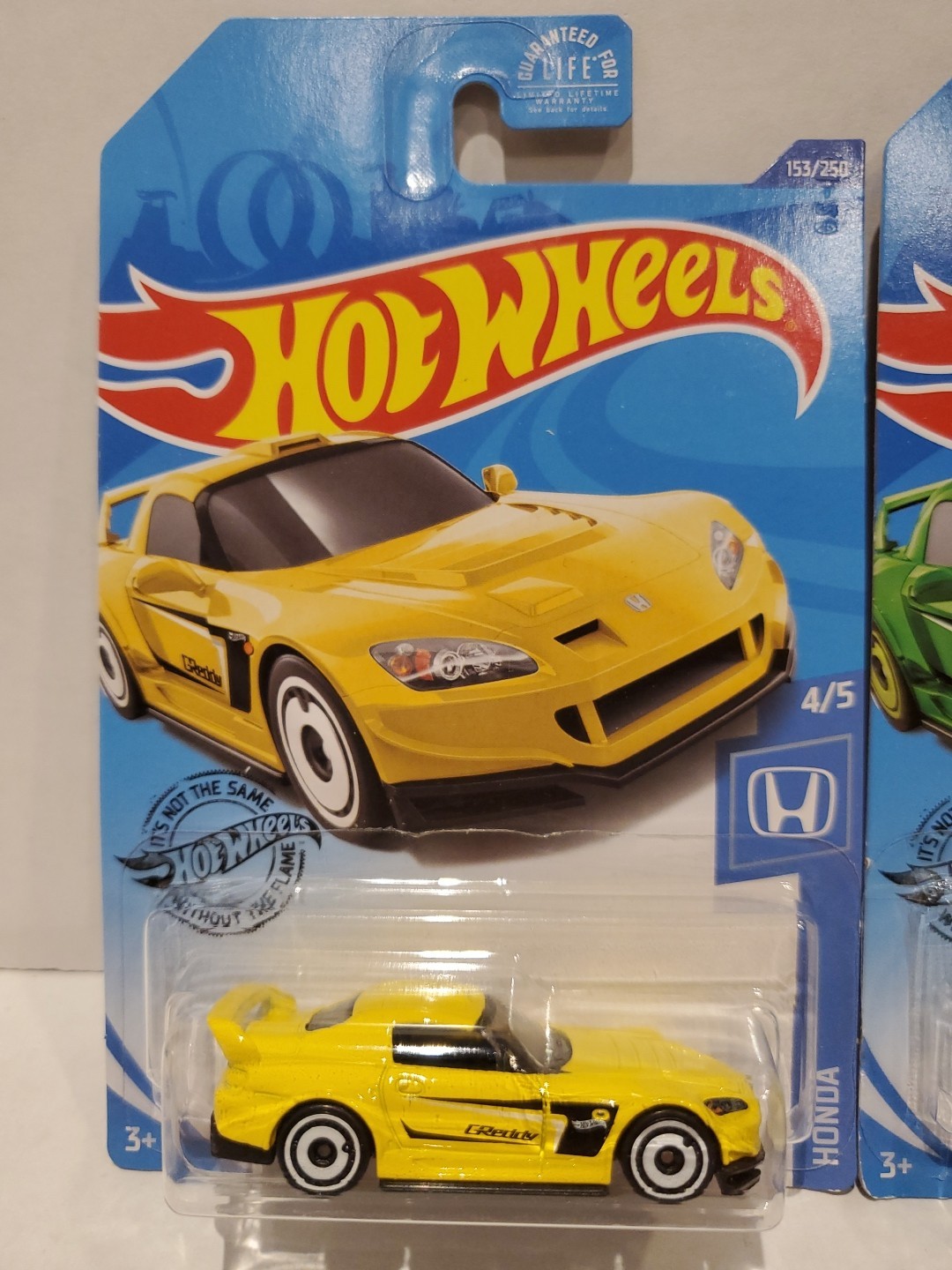 HOT WHEELS ~ HONDA S2000 ~ Yellow & Green ~ Variation