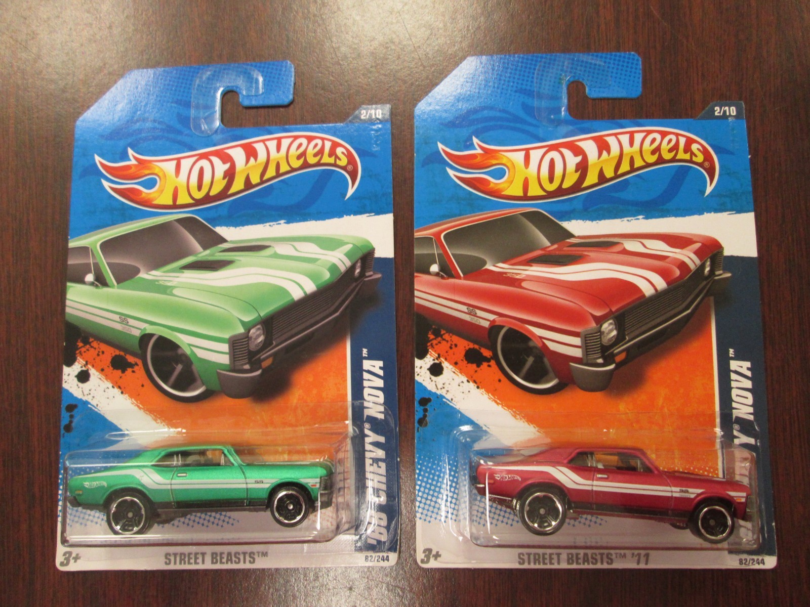 1973 Ford Falcon XB + ’68 Chevy Nova – 2010+2011 Hot Wheels Rare Lot Muscle Cars