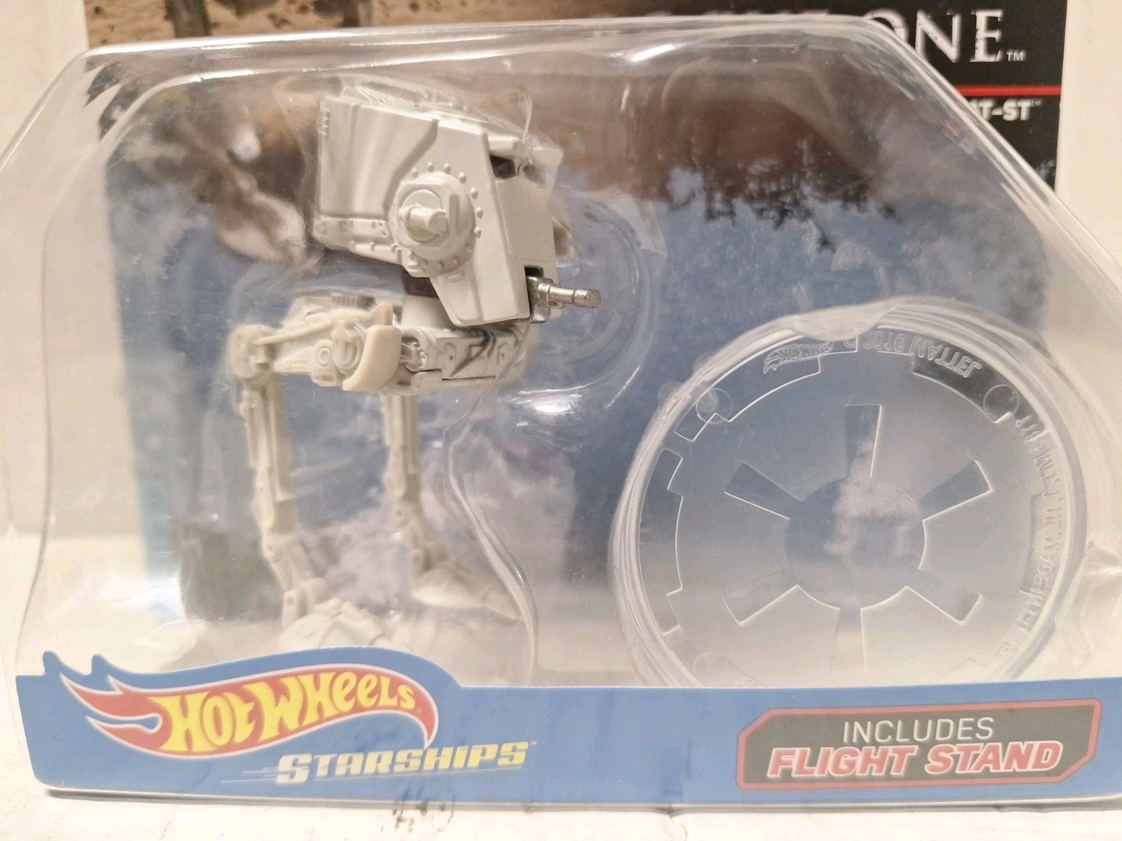 Disney Star Wars Die-Cast Hot Wheels Starships “AT-ST Raider” w/stand- Rogue ONE
