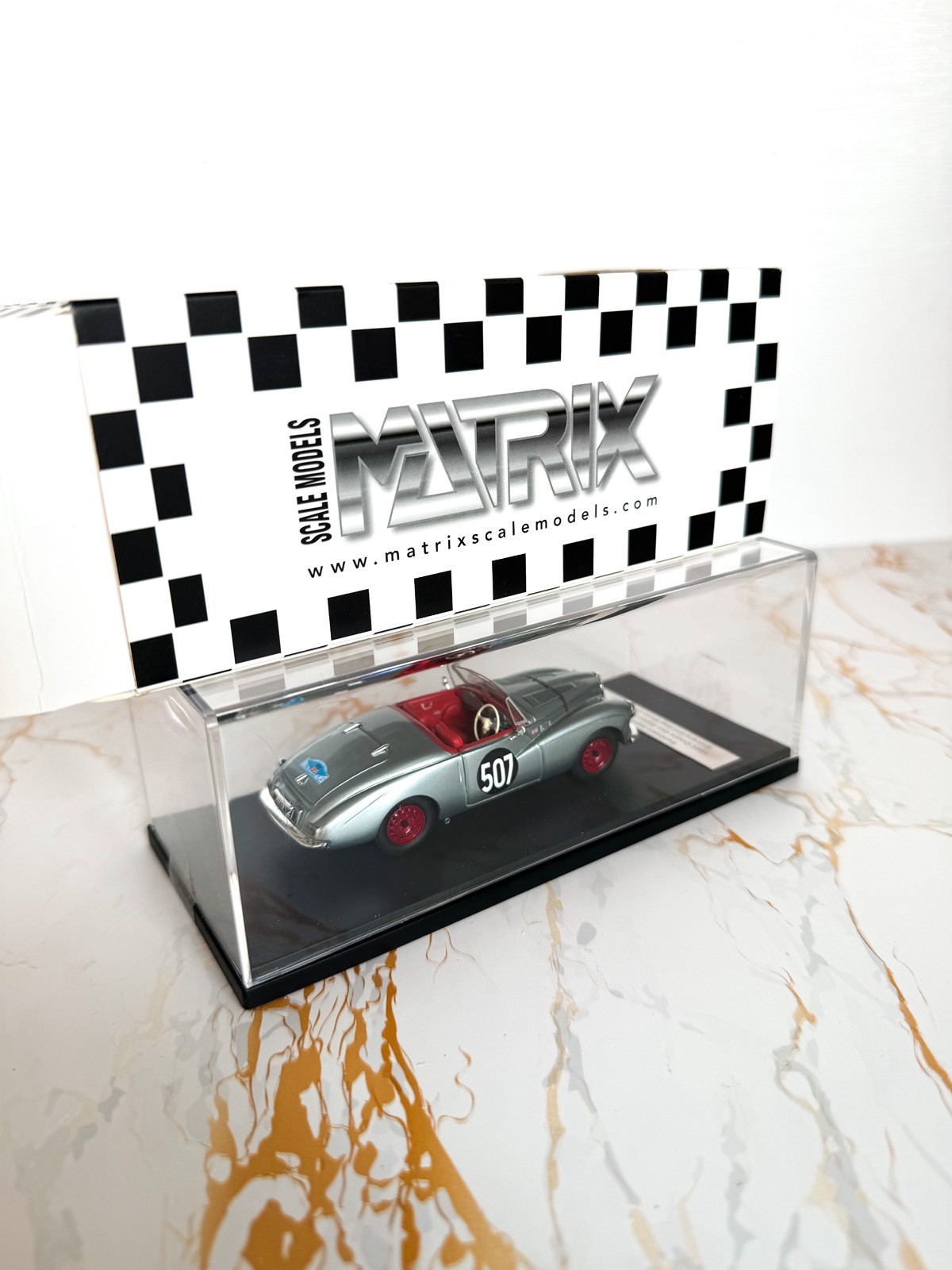 Matrix 1:43 Sunbeam Alpine #507 1953 Coupe des Alpes Stirling Moss MXR41807-021