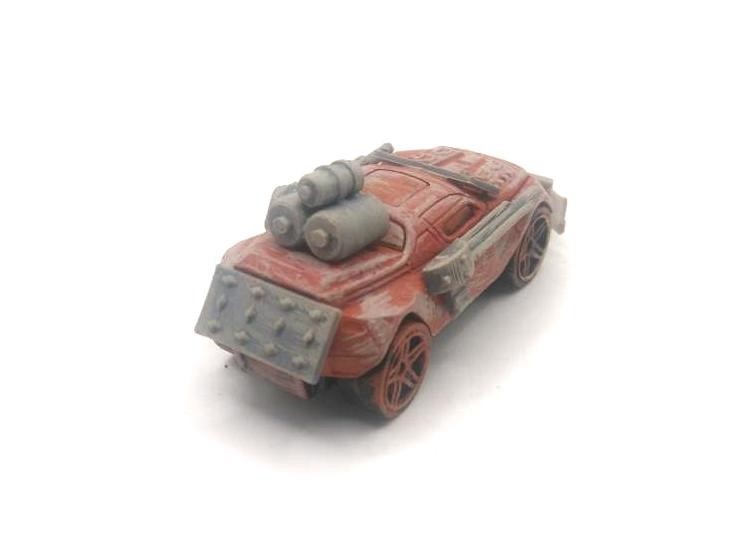Custom Mad Max Zombie War Wasteland Road Warrior Truck 1/64 Hot Wheels Vehicle