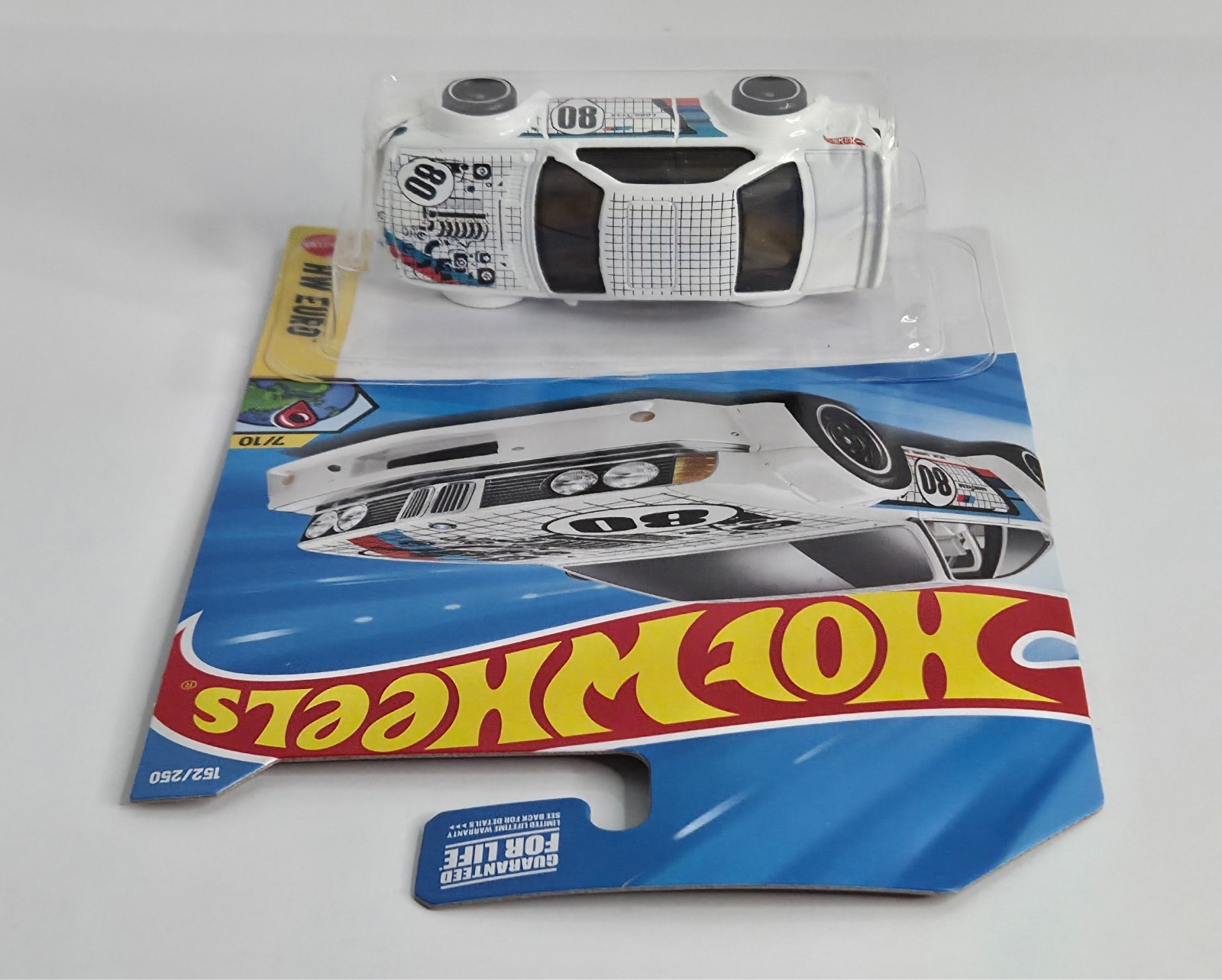 BMW 635 CSi 152/250 JJK00 Hot Wheels 2026 HW Euro 7/10 white