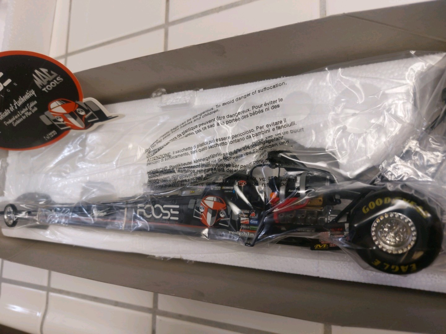 DOUG KALITTA 1/24 foose custom “RARE” 2006 RC2 TOP FUEL DRAGSTER 1 of 1200